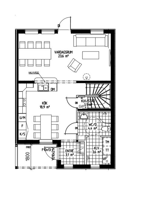 Radhus, Vaksala-Lunda 82C, Jälla, Uppsala