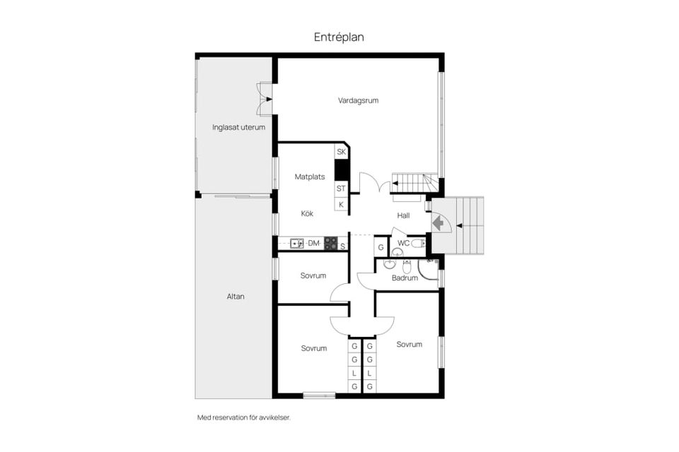 Villa, Klockarevägen 22, Snöstorp, Halmstad