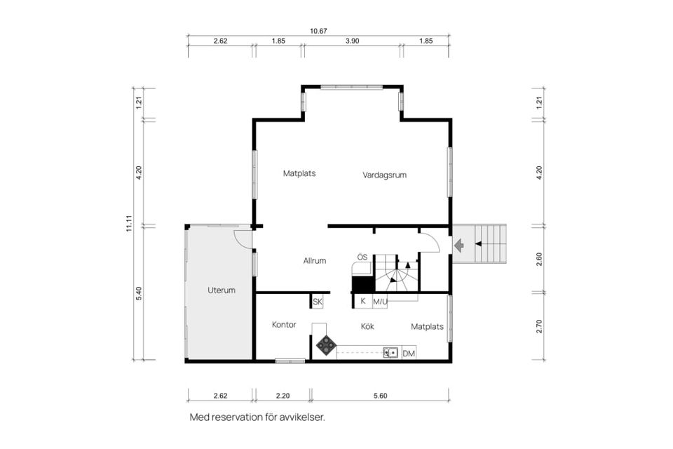 Villa, Murstigen 5, Centrala Sävedalen, Partille