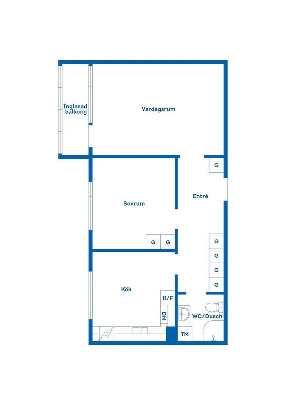 Bostadsrätt, Kungsvägen 71A, Centrala Mjölby, Mjölby