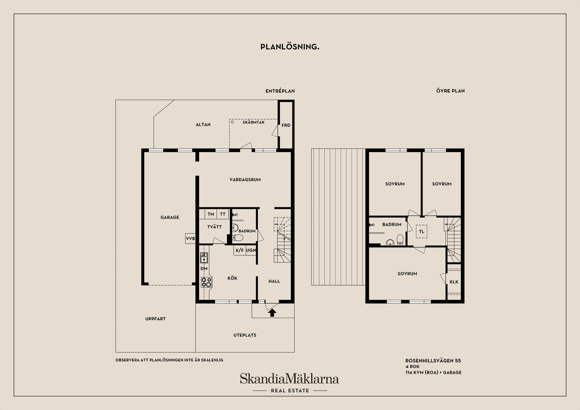 Radhus, Rosenhillsvägen 55, Bollstanäs, Upplands Väsby