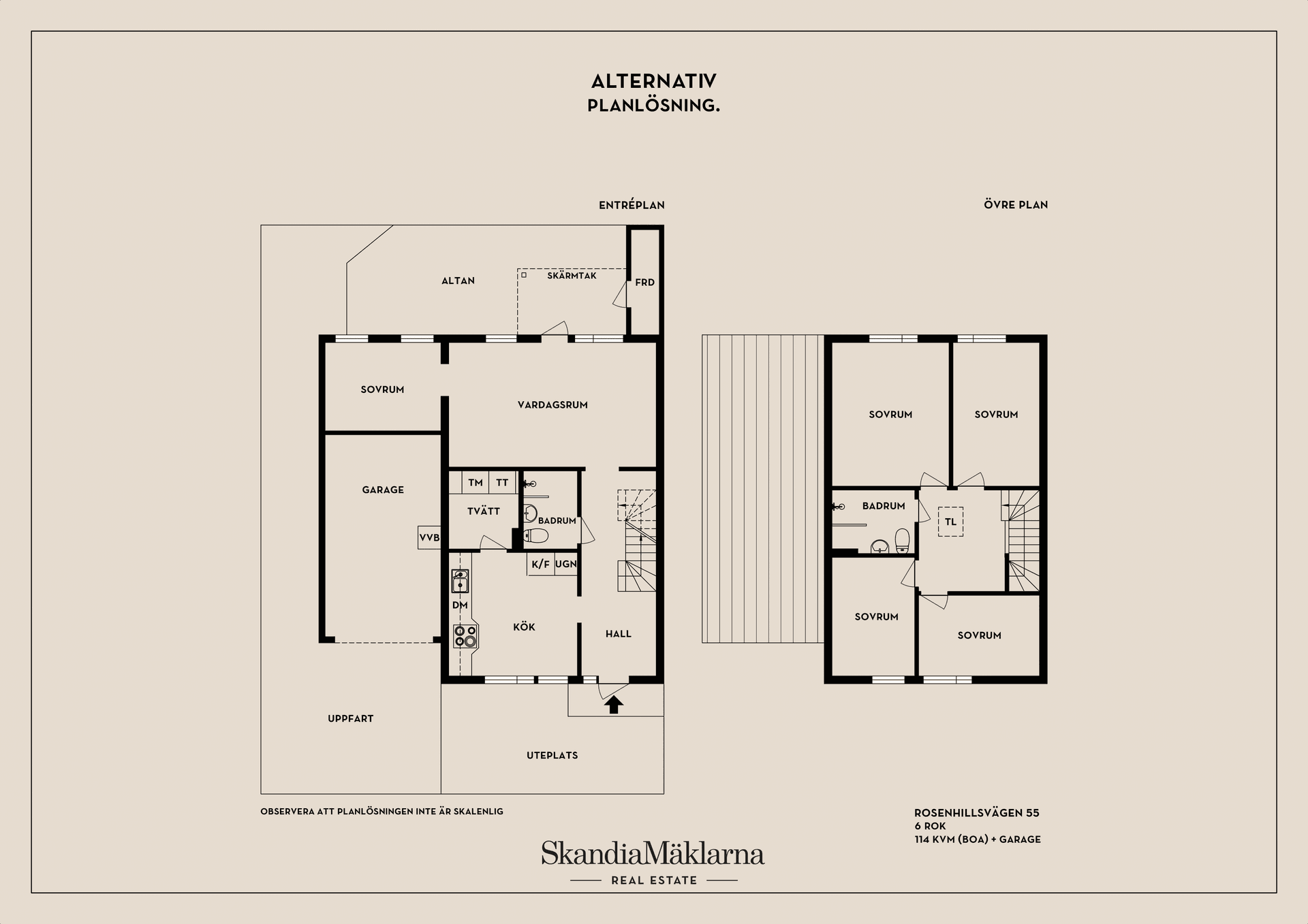 Radhus, Rosenhillsvägen 55, Bollstanäs, Upplands Väsby