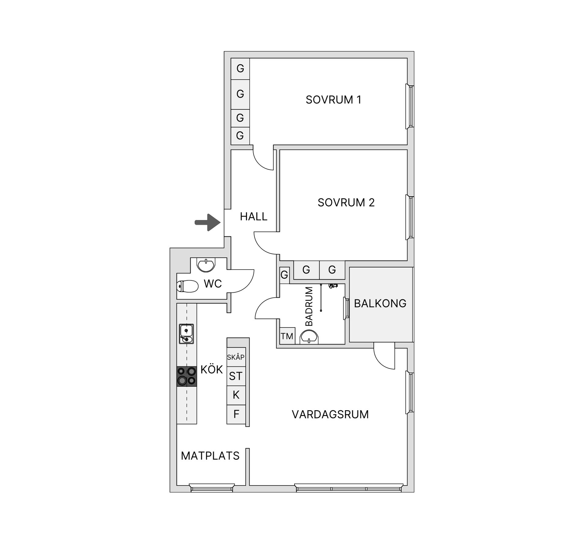 Bostadsrätt, Hägerstens Allé 18 våning 5, Axelsberg, Stockholm