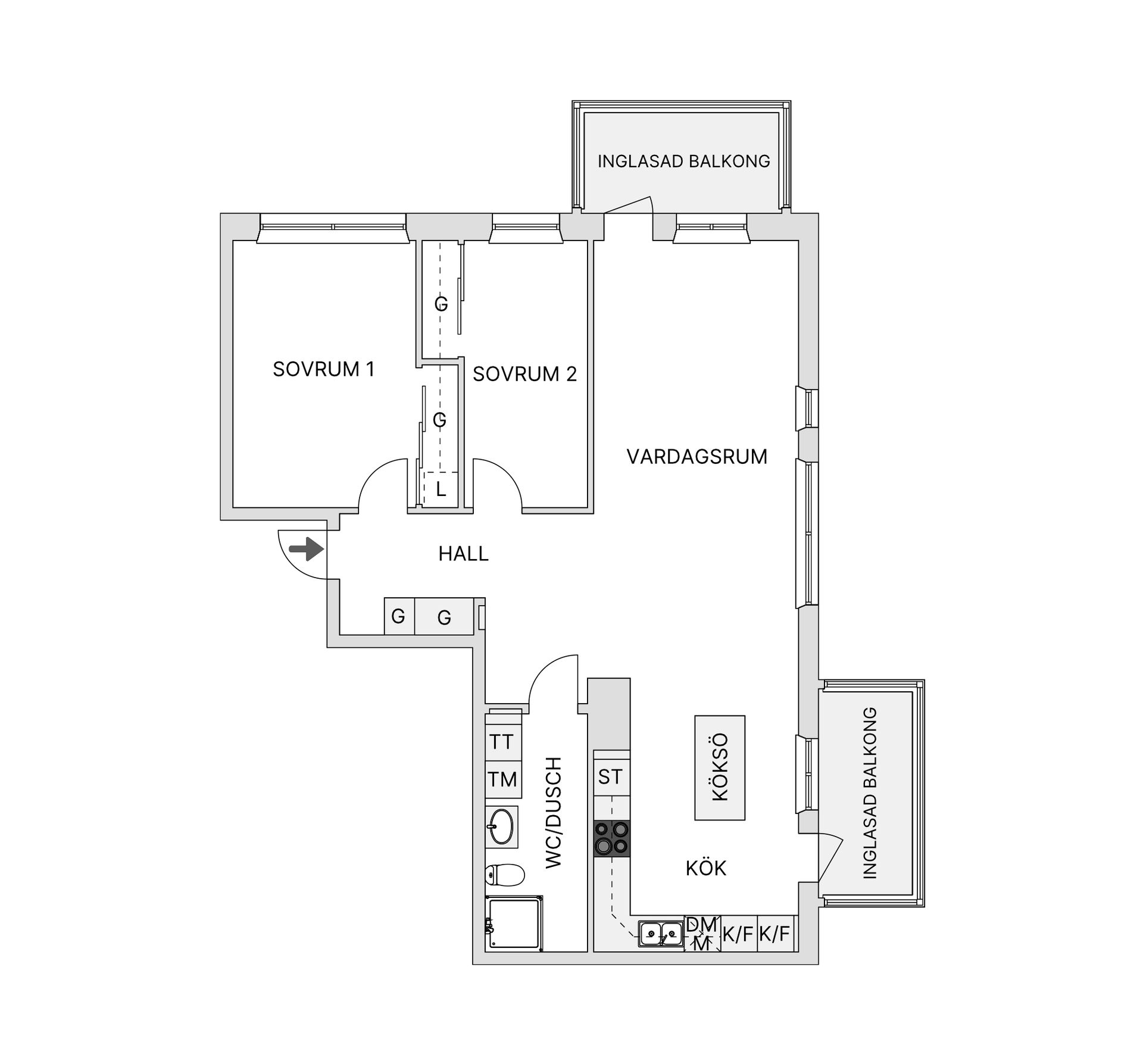 Bostadsrätt, Edla Sofias gata 14, Gustavsbergs Hamn, Värmdö