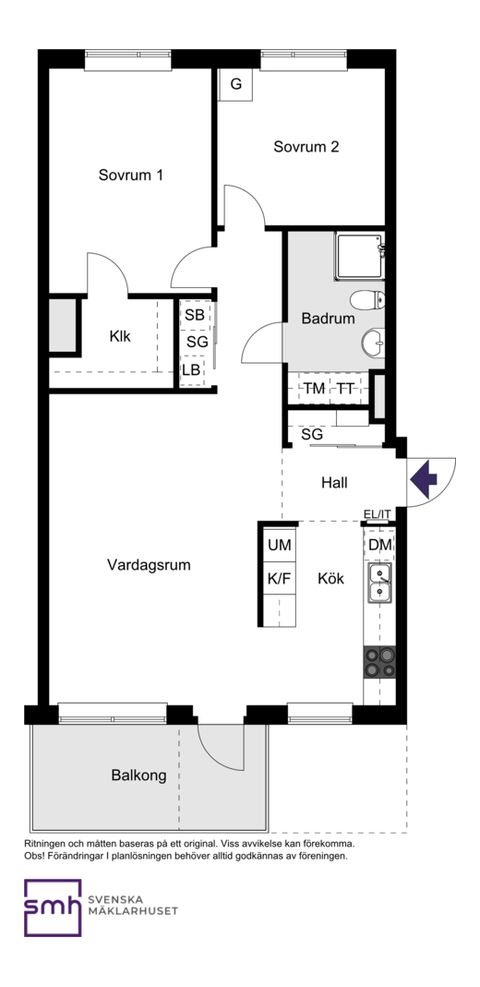 Bostadsrätt, Tappvägen 31F, Bromma / Annedal, Stockholm