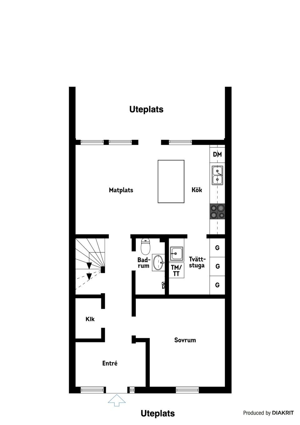 Radhus, Nyponvägen 72, Peterslund, Oxelösund
