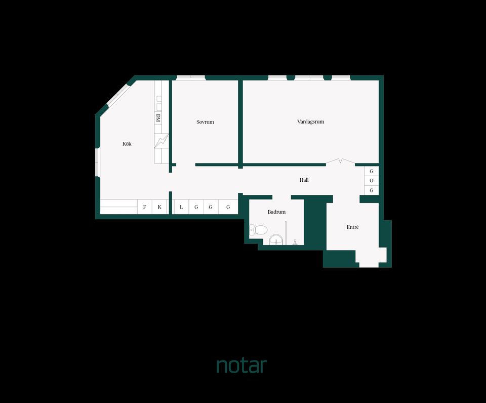 Bostadsrätt, Storgatan 53B, Centralt, Östersund