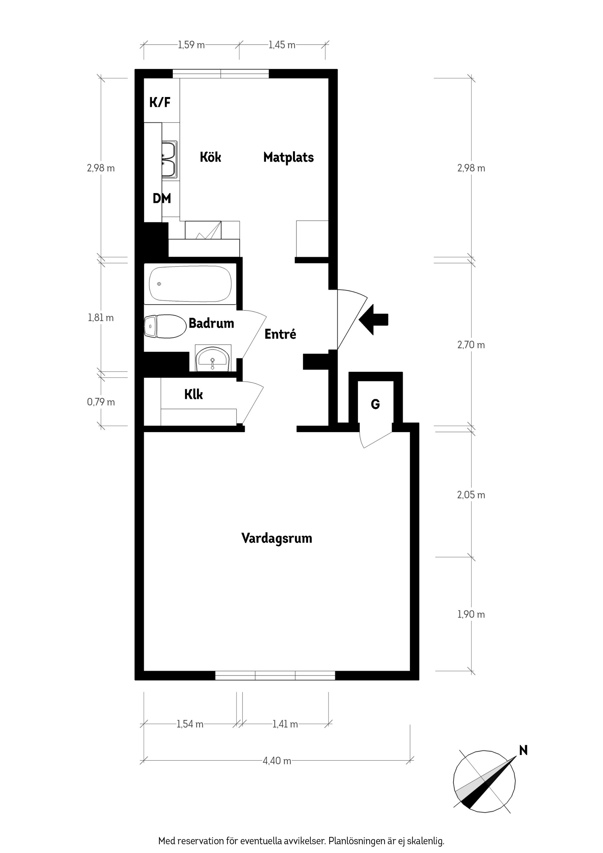 Bostadsrätt, Femkampsgatan 3A, Lunden, Göteborg