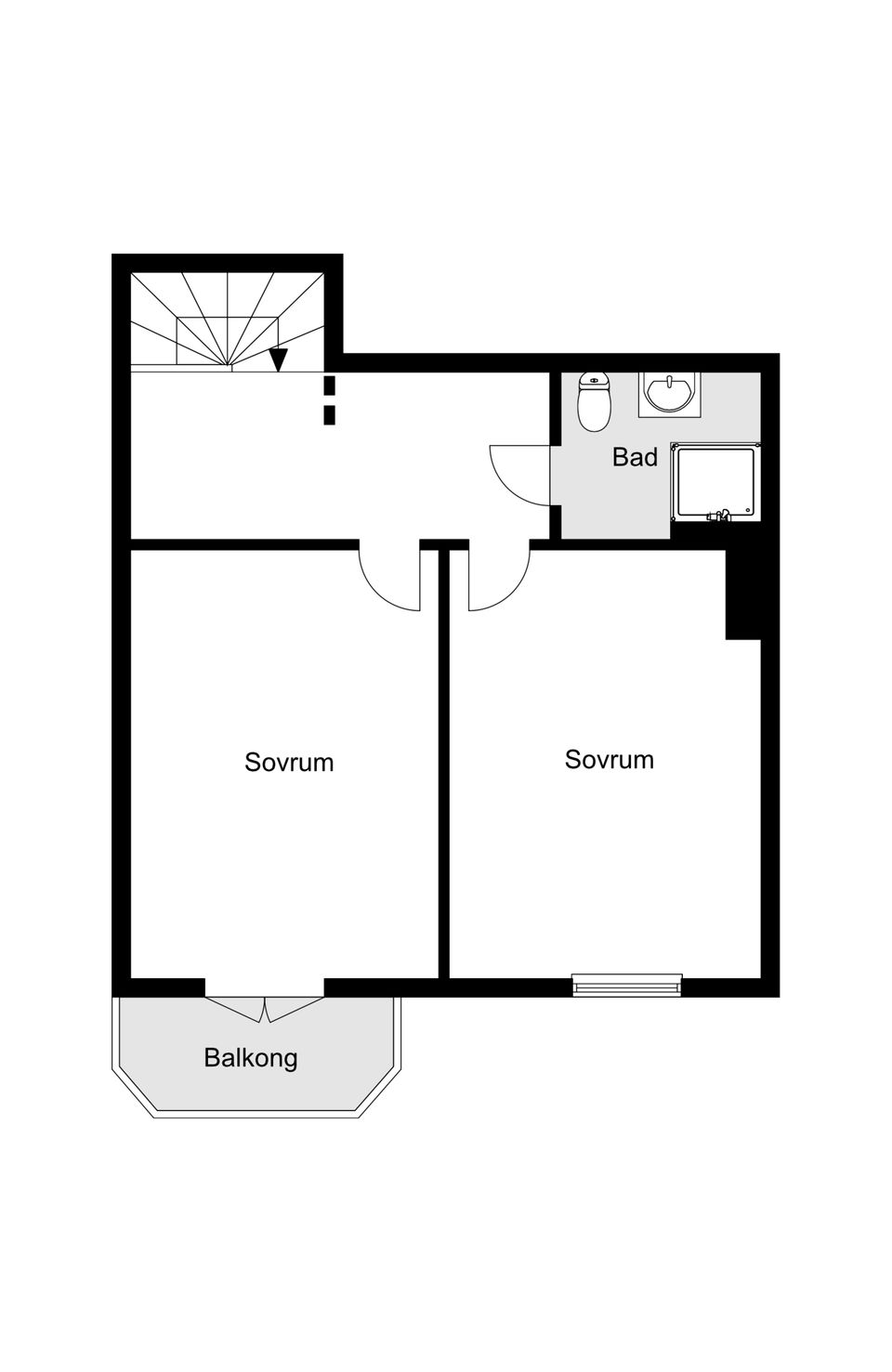 Radhus, Häggvägen 5C, Skälderviken, Ängelholm