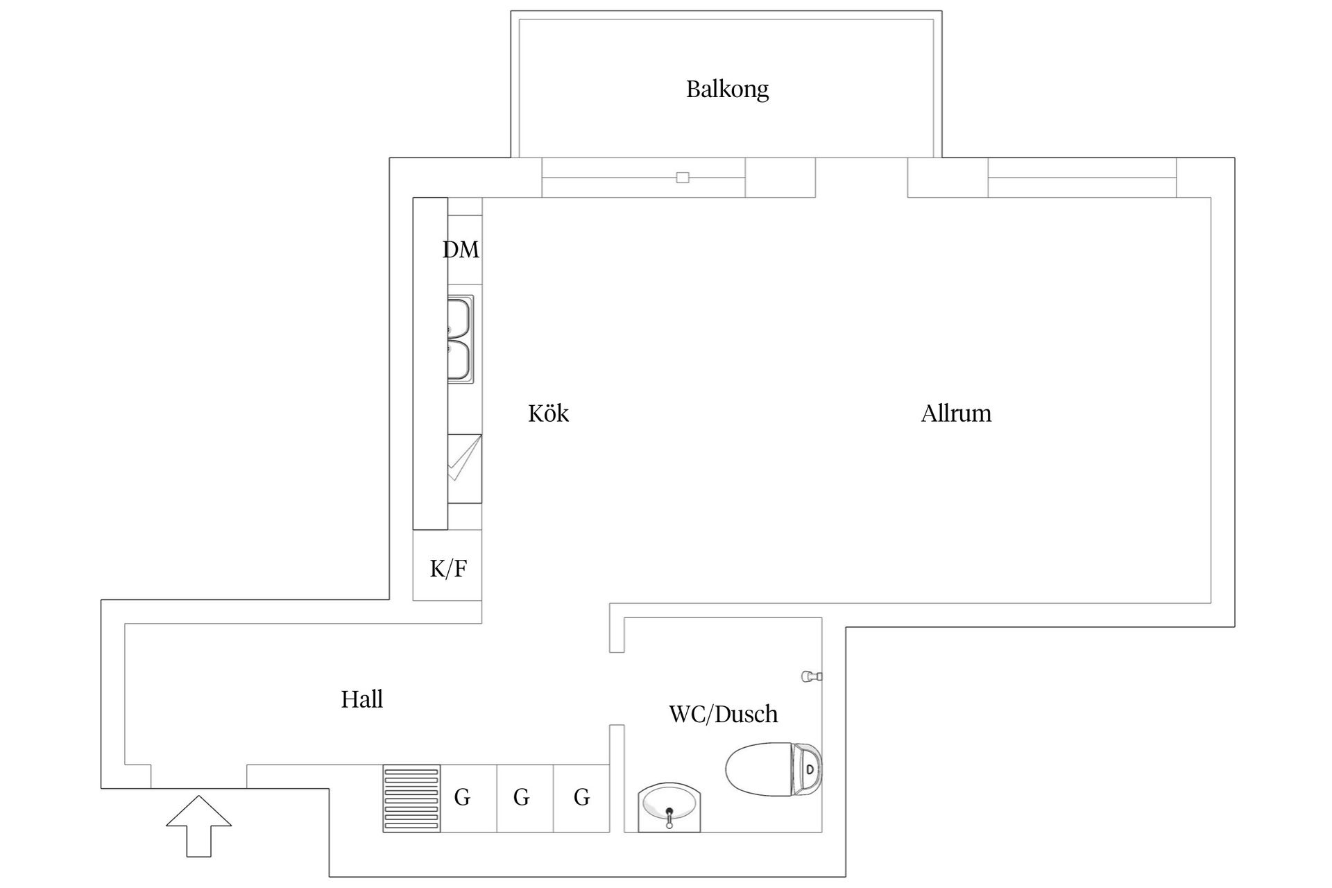 Bostadsrätt, Askängsbacken 48, vån 4/4, Bromma - Mariehäll, Stockholm