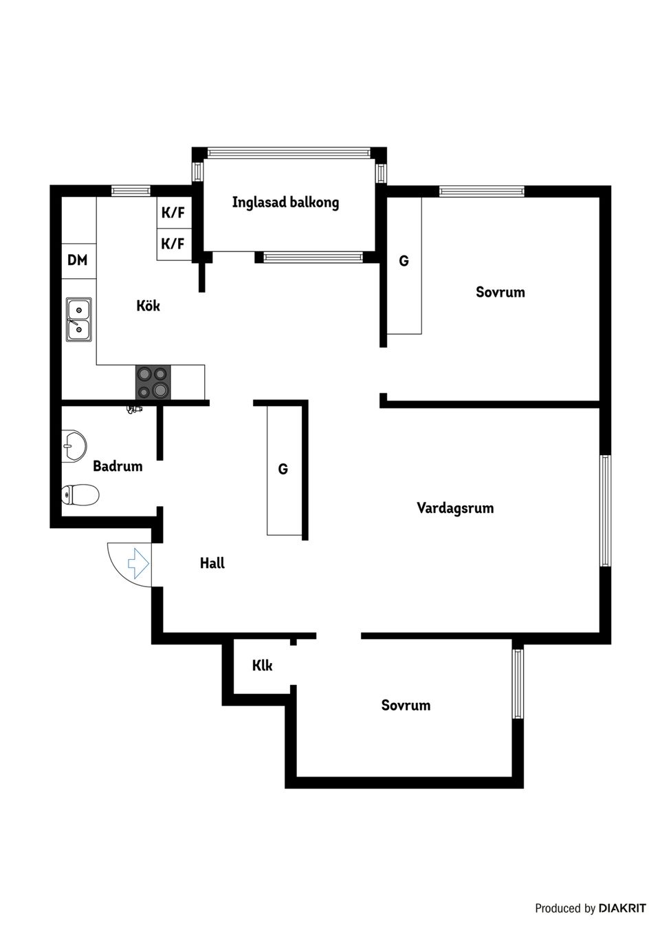 Bostadsrätt, Jupitervägen 17, Stenkulla, Nyköping