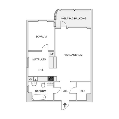 Bostadsrätt, Kratsbodavägen 26, Bromma Mariehäll, Stockholm
