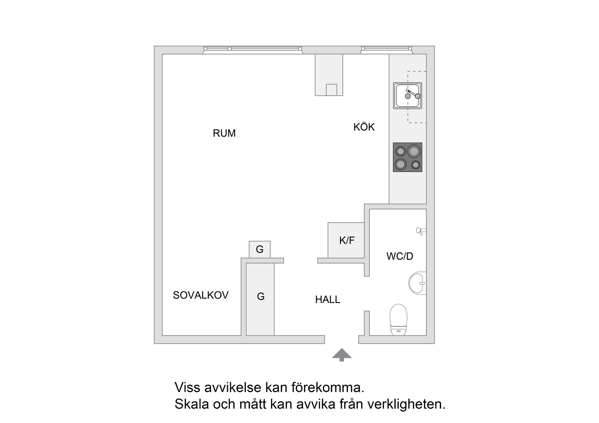 Bostadsrätt, Centralvägen 6, Centrum, Vallentuna