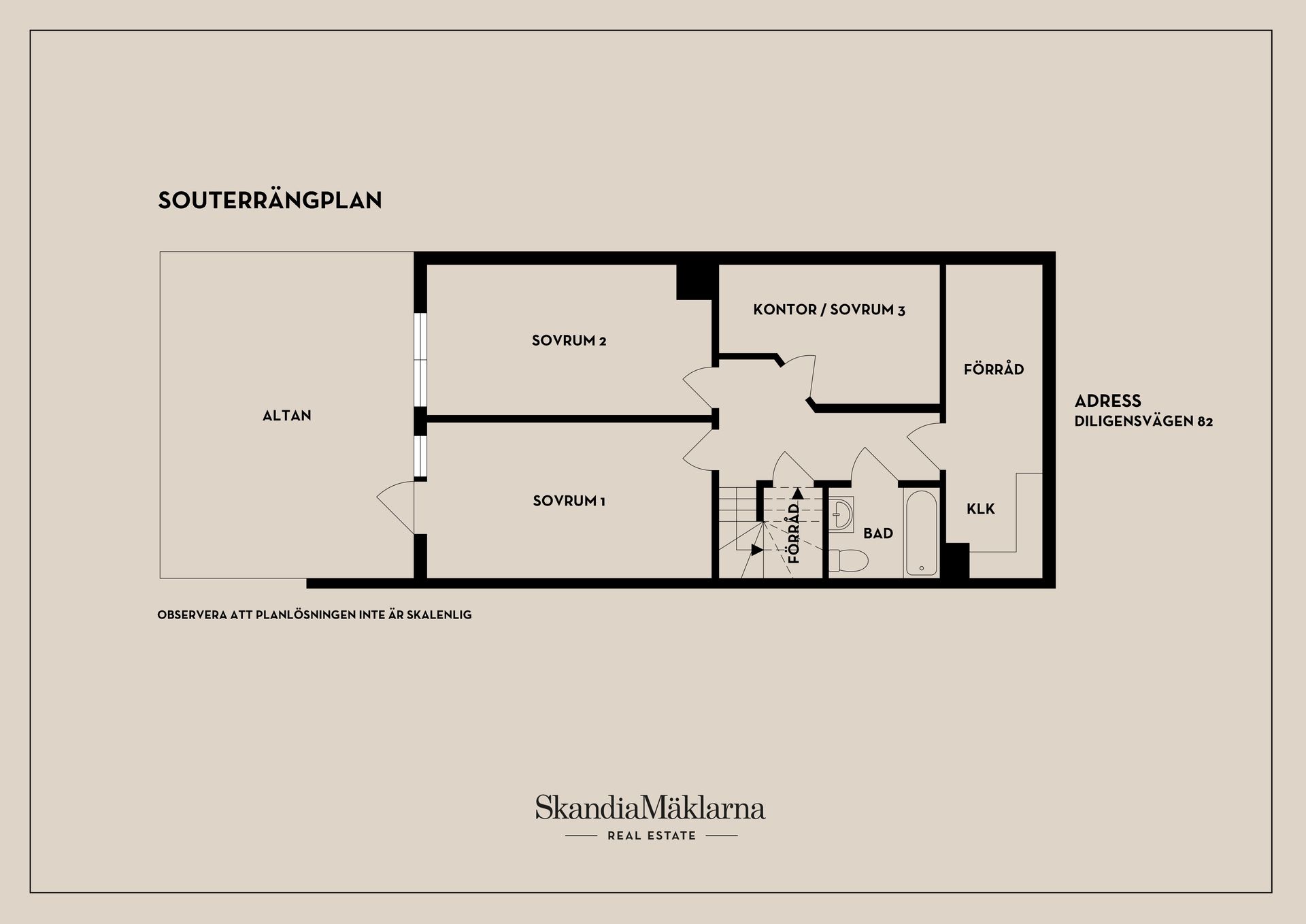 Radhus, Diligensvägen 82, Jarlaberg, Nacka