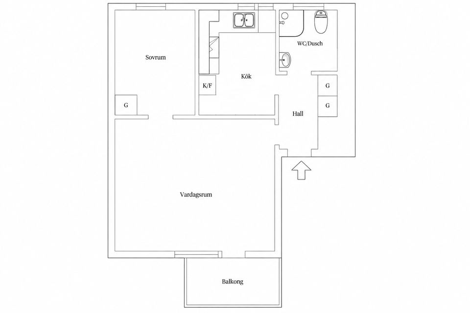 Bostadsrätt, Spångavägen 42C, Bromma - Riksby, Stockholm