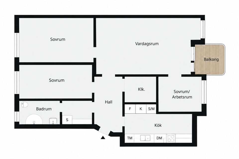 Bostadsrätt, Skönviksvägen 307, Stureby, Stockholm
