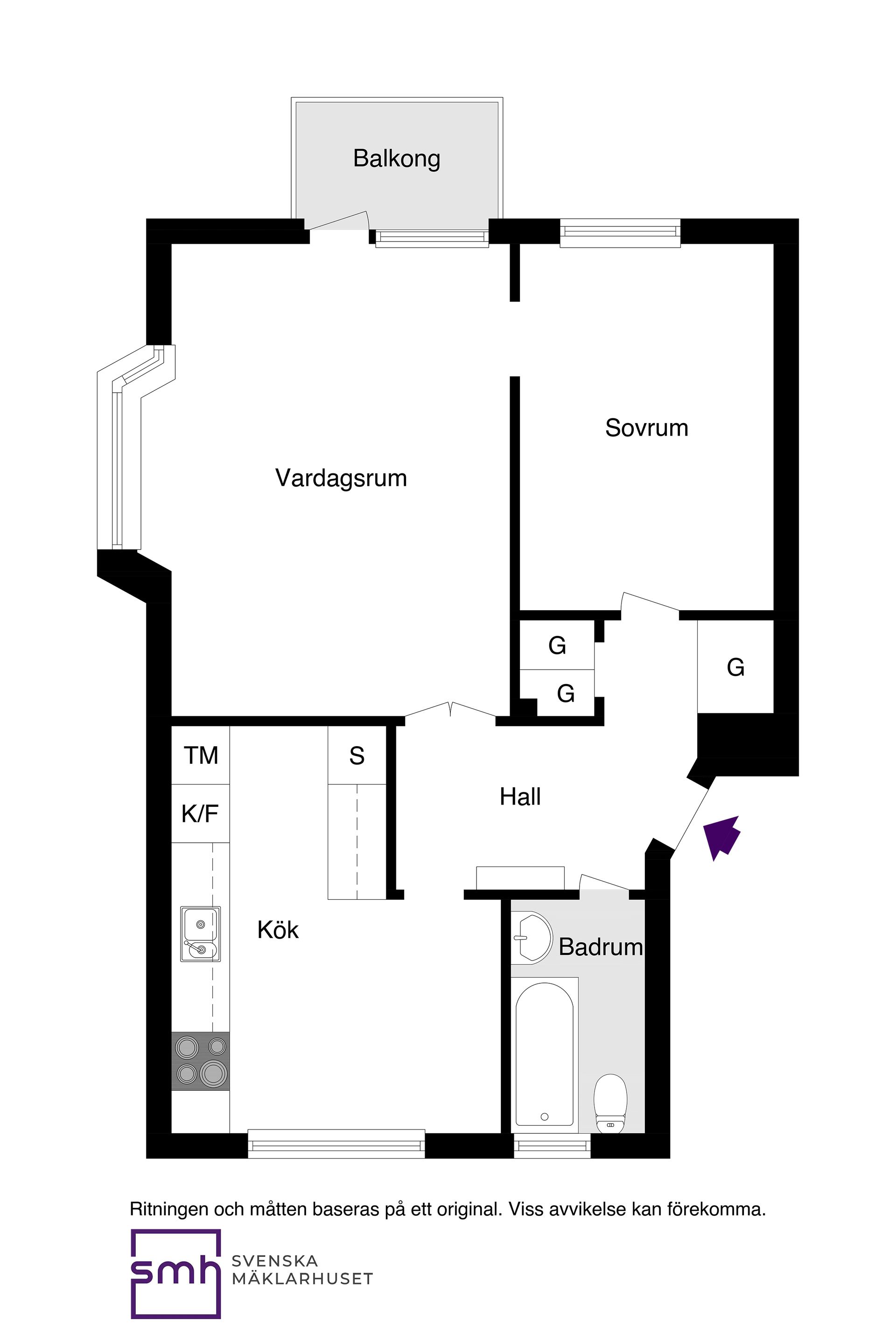Bostadsrätt, Götaforsvägen 26, Enskede - Stureby, Stockholm