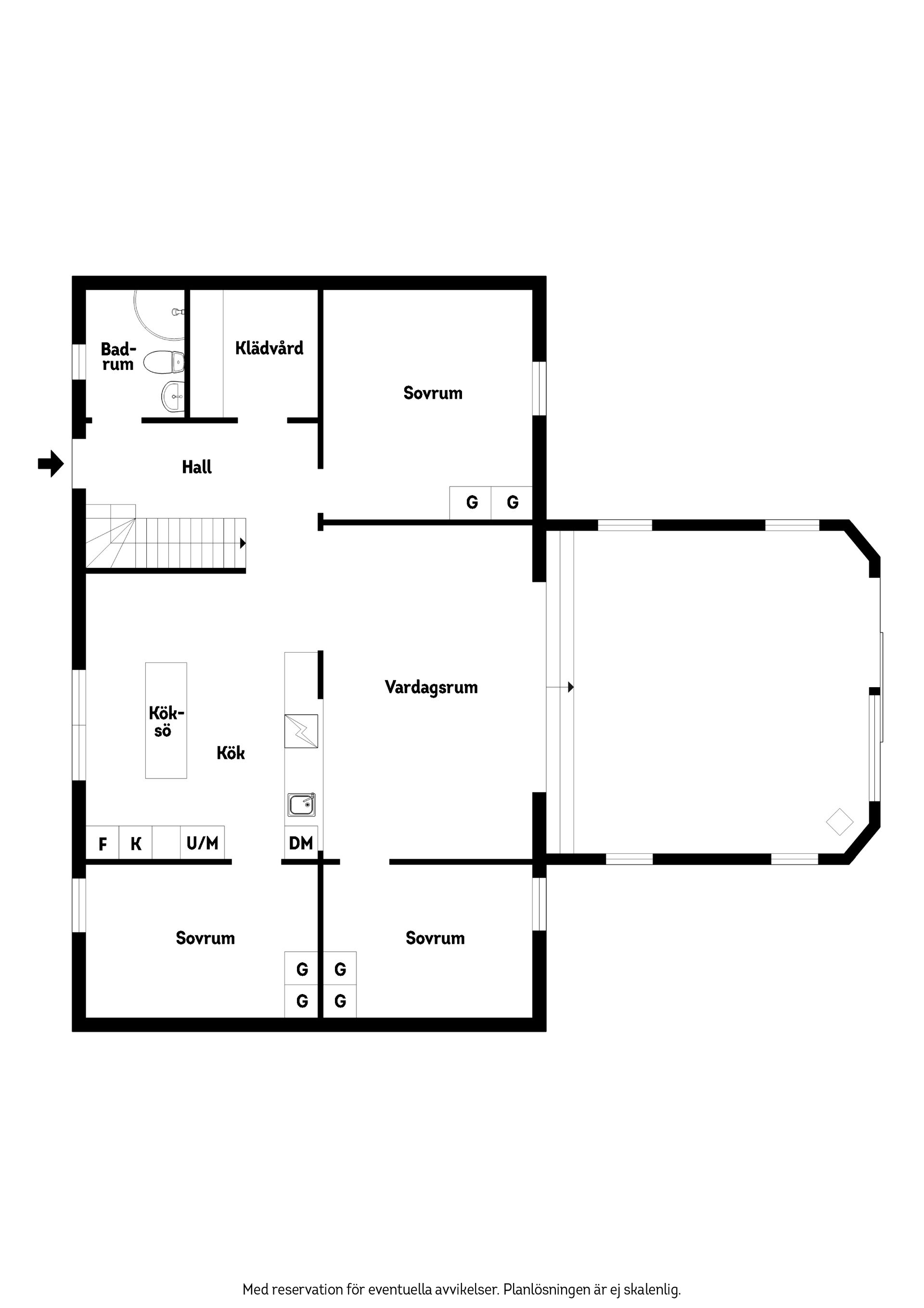 Villa, Tujavägen 3, Brogård, Halmstad
