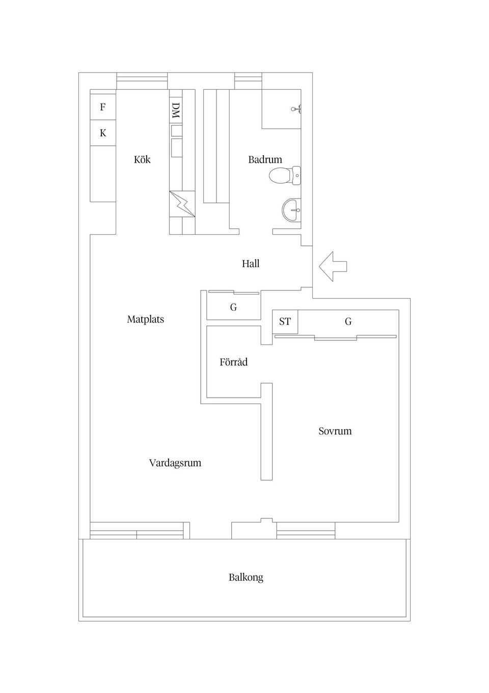 Bostadsrätt, Perstorpsvägen 14, Linnéstaden, Kalmar