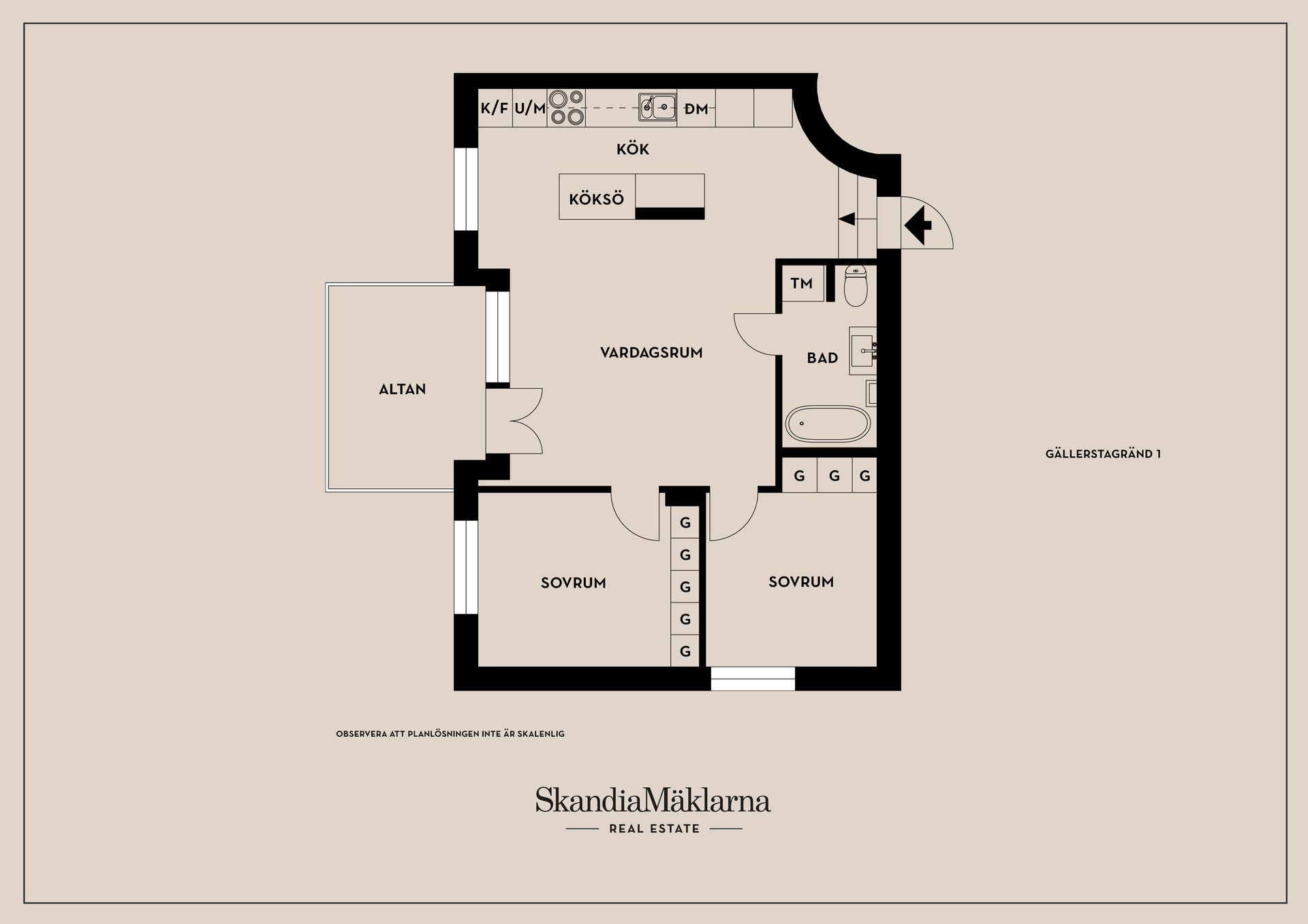 Bostadsrätt, Gällerstagränd 1, Hagsätra, Stockholm