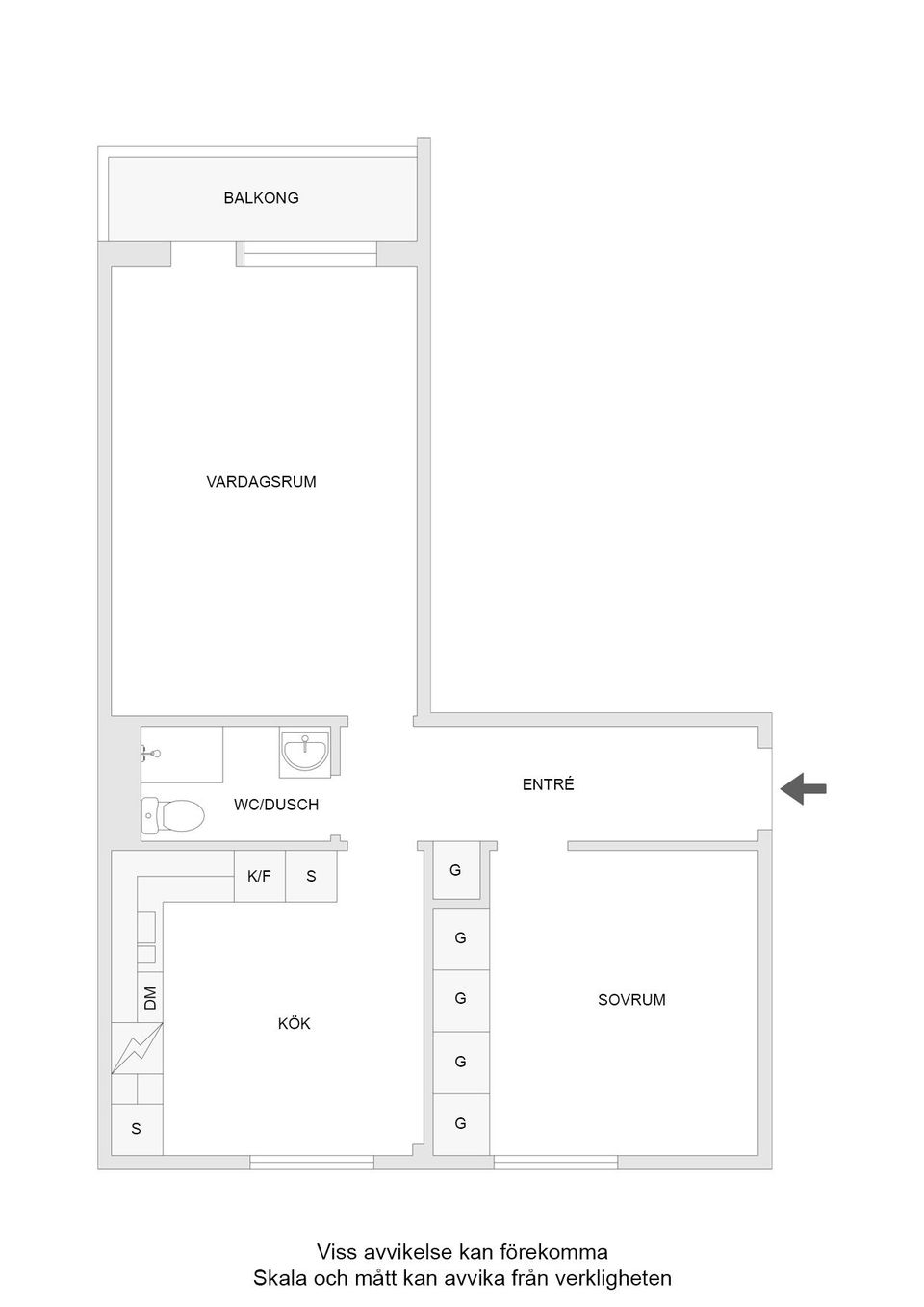 Bostadsrätt, Göteborgsvägen 72B, Surte, Ale