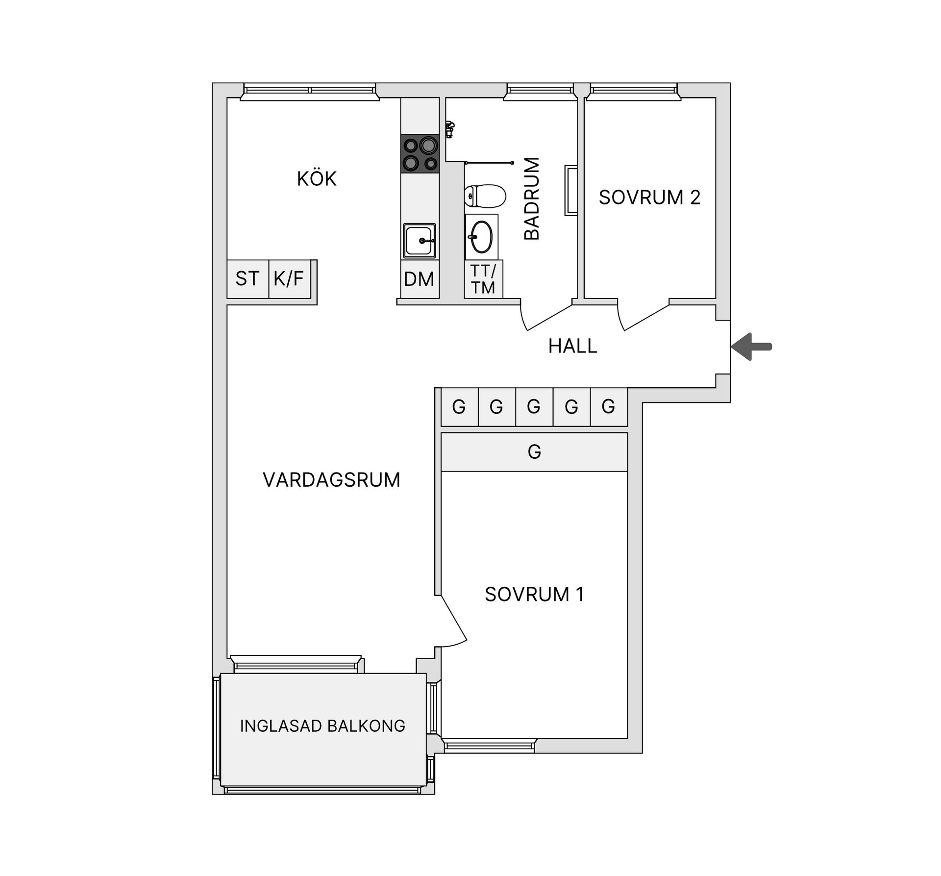 Bostadsrätt, Gröna Annas gata 11, Centrala Hisingen Porslinsfabriken, Göteborg