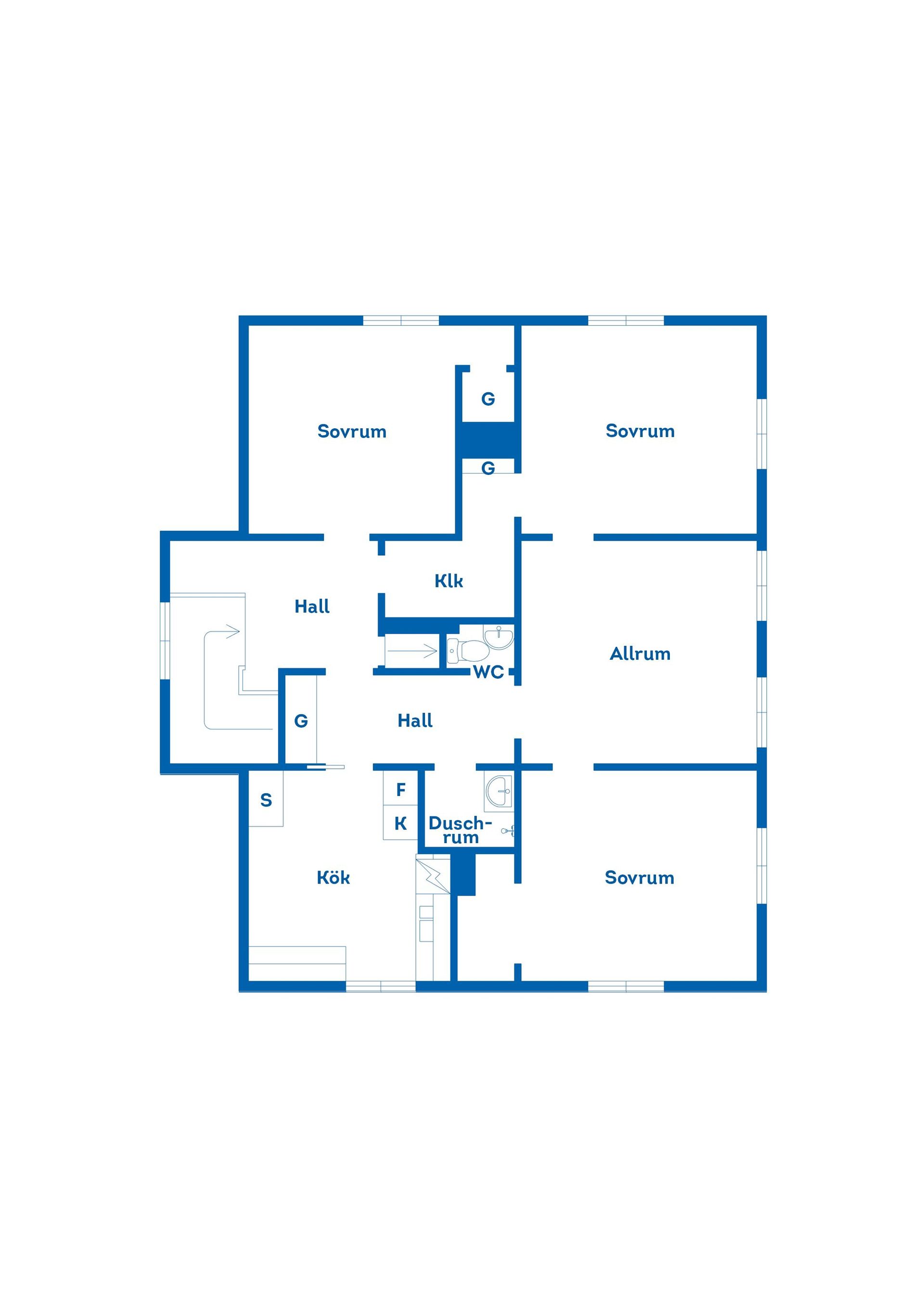 Villa, Stigs källa 3, Stigslund, Gävle