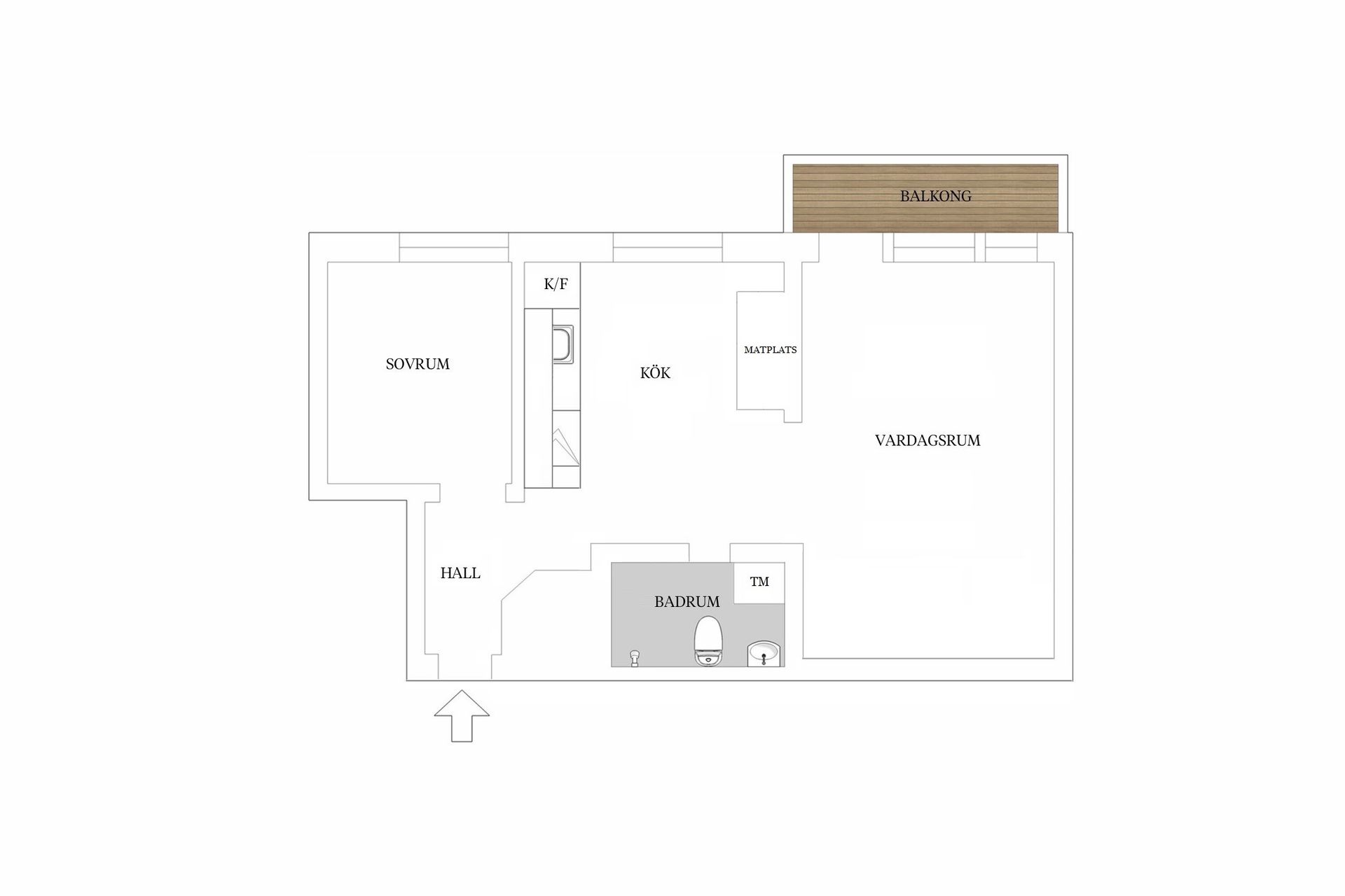 Bostadsrätt, Mellangatan 20B, Liljeholmen, Jönköping