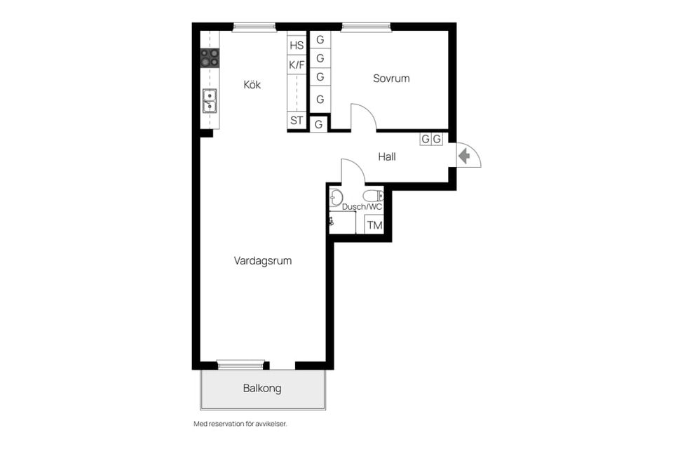 Bostadsrätt, Barnhemsgatan 42, Sjöbo, Borås
