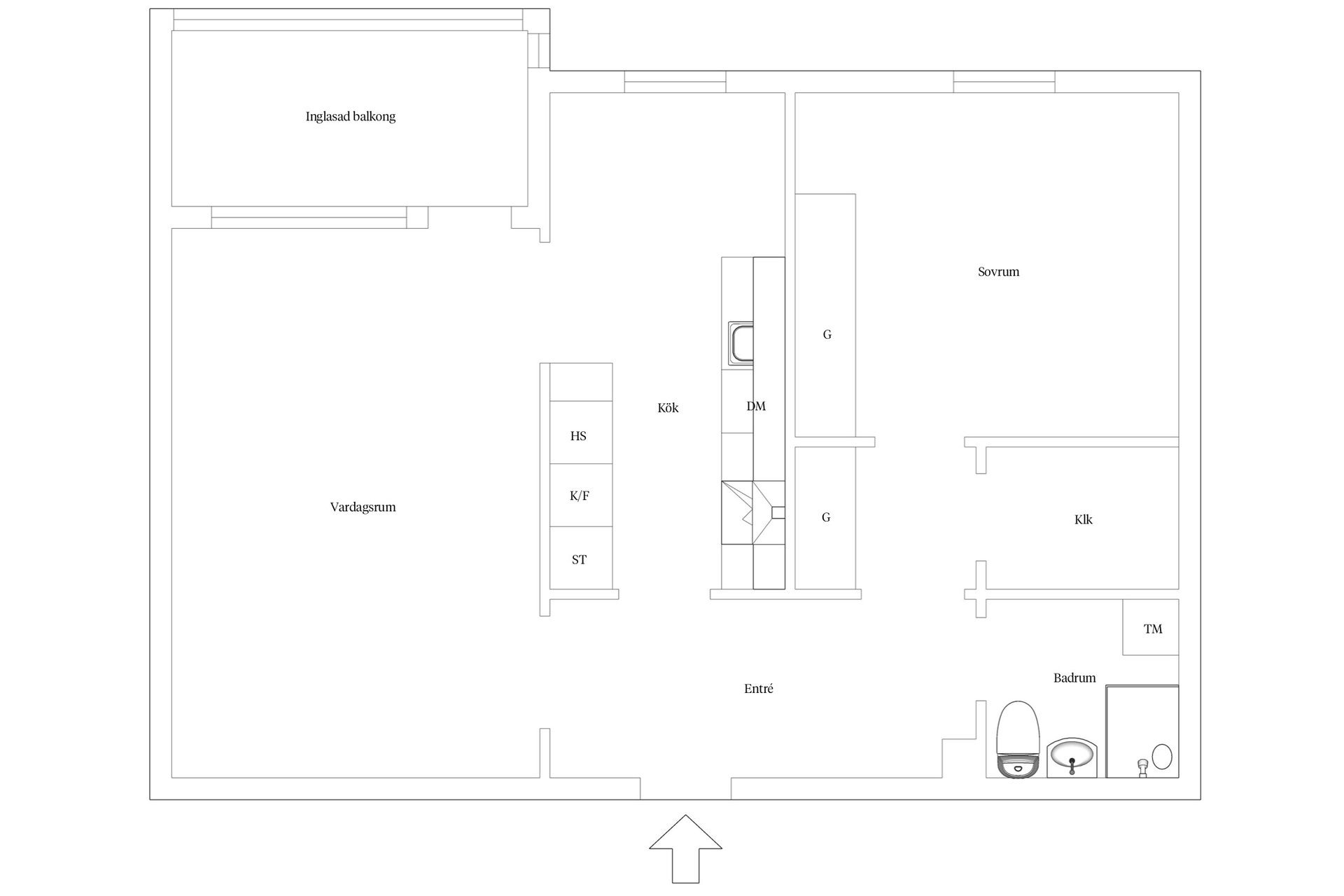 Bostadsrätt, Bandholtzgatan 13D, Söder, Varberg