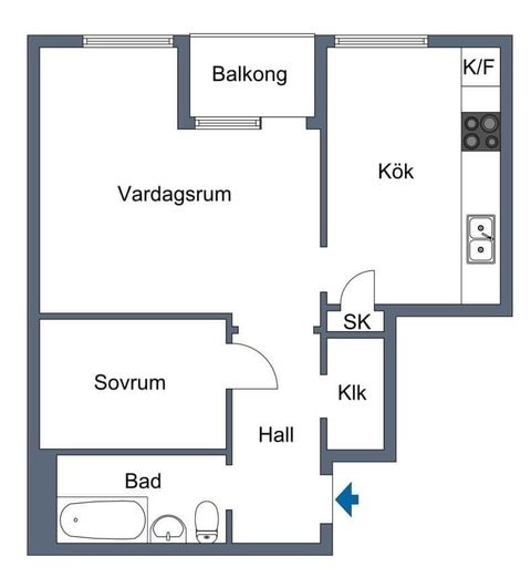 Bostadsrätt, Bergshöjden 60, Hallonbergen, Sundbyberg