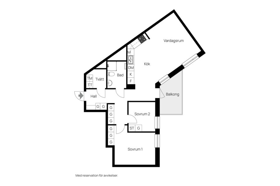 Bostadsrätt, Tre Kronors Väg 54, Nacka