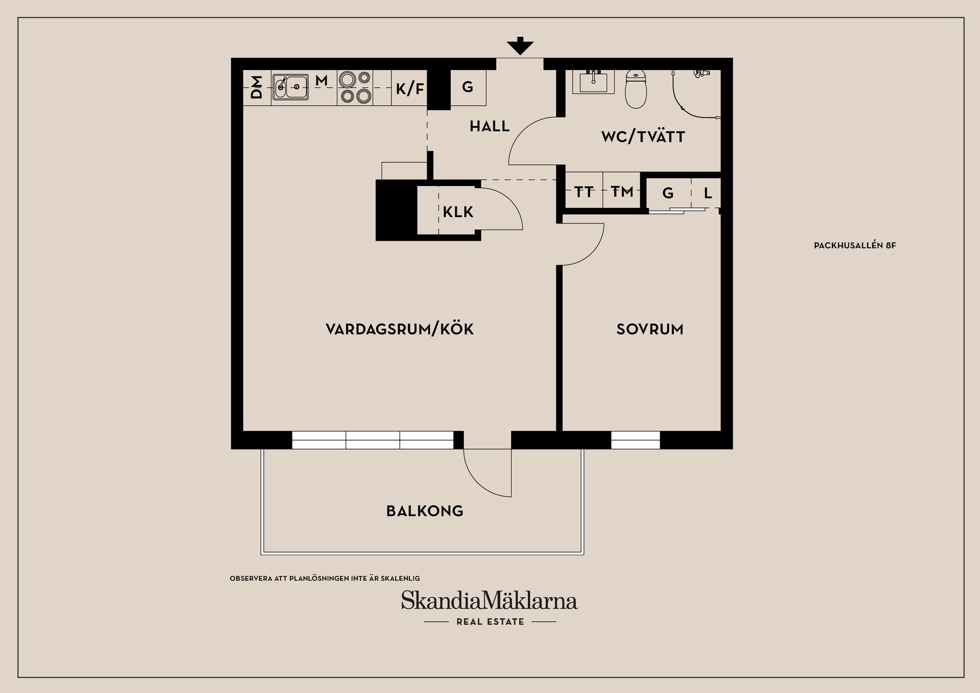 Bostadsrätt, Packhusallén 8F, Tullholmsviken, Karlstad