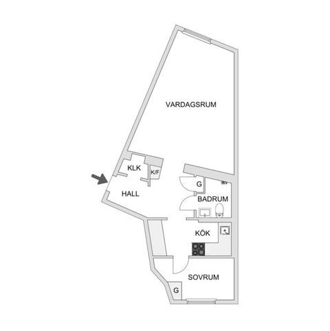 Bostadsrätt, Torbjörn Klockares gata 21, Vasastan Rödabergen, Stockholm