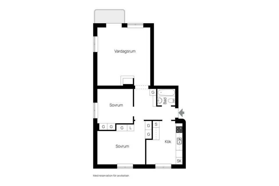 Bostadsrätt, Villavägen 39, Kåbo, Uppsala