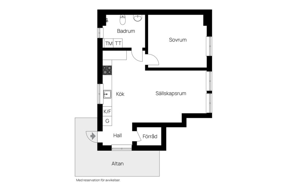 Bostadsrätt, Hamngatan 62C, Centrala Vaxholm, Vaxholm