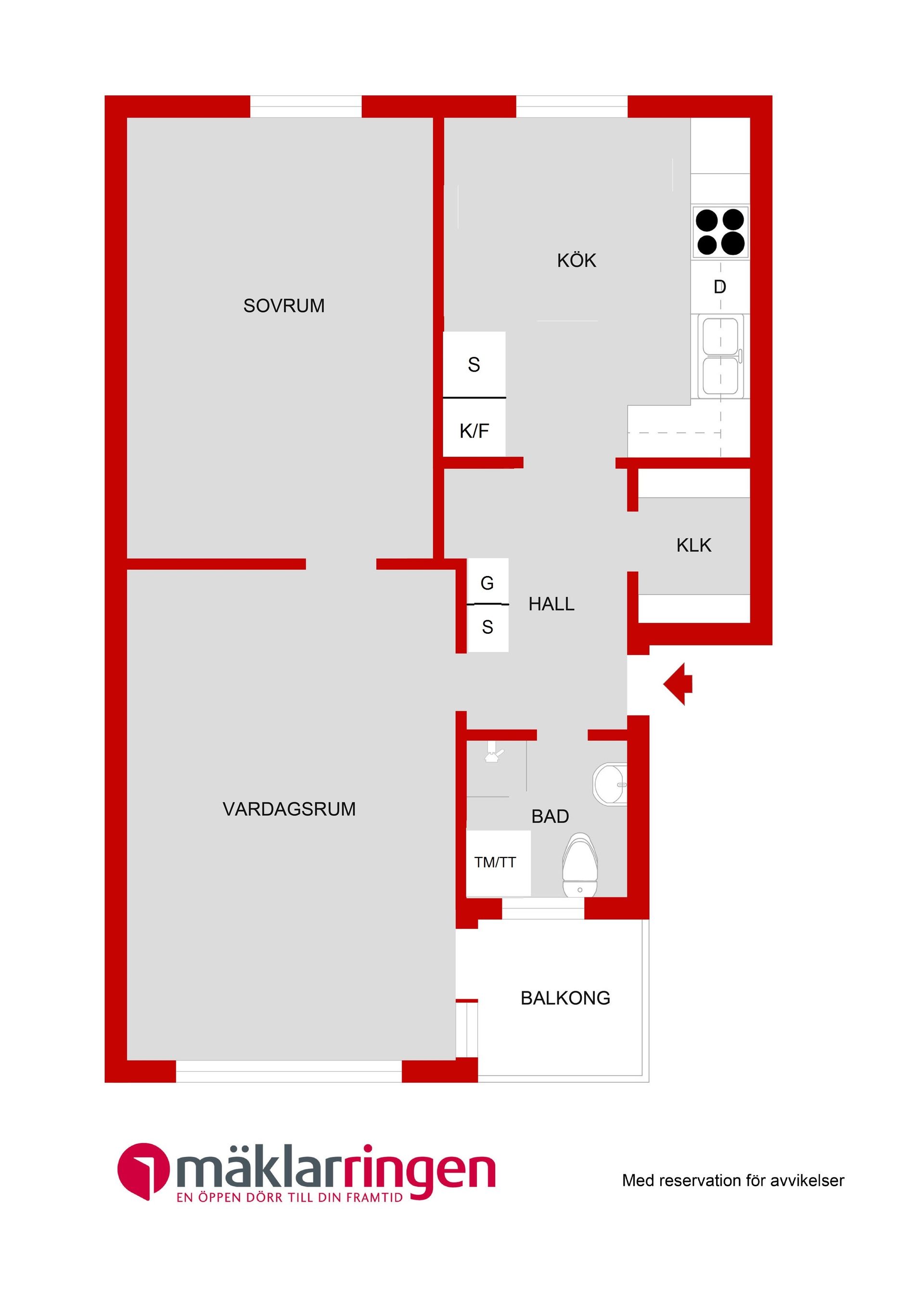 Bostadsrätt, Härjedalsgatan 3, Vällingby Centrum, Stockholm