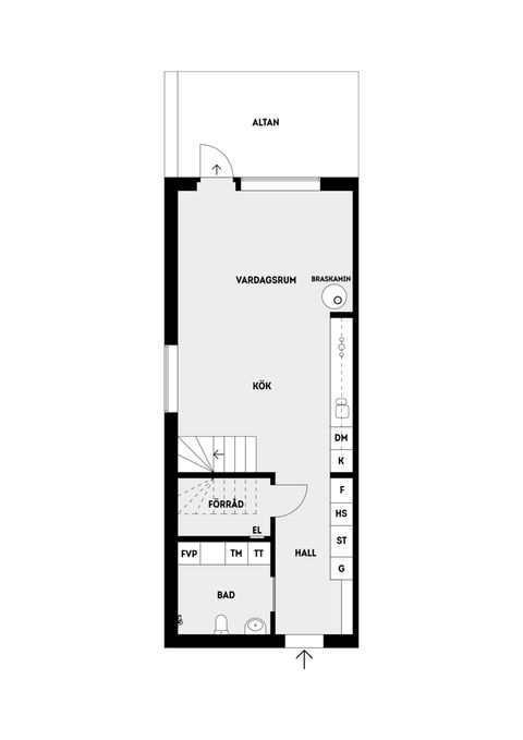 Radhus, Strömgårdsvägen 34, Lindholmen, Vallentuna