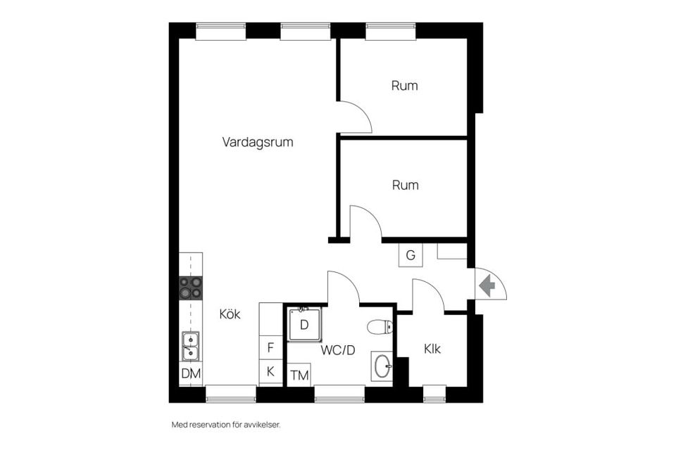 Bostadsrätt, Gröna Vägen 22 Hus 2, Gislaved/Centralt, Gislaved