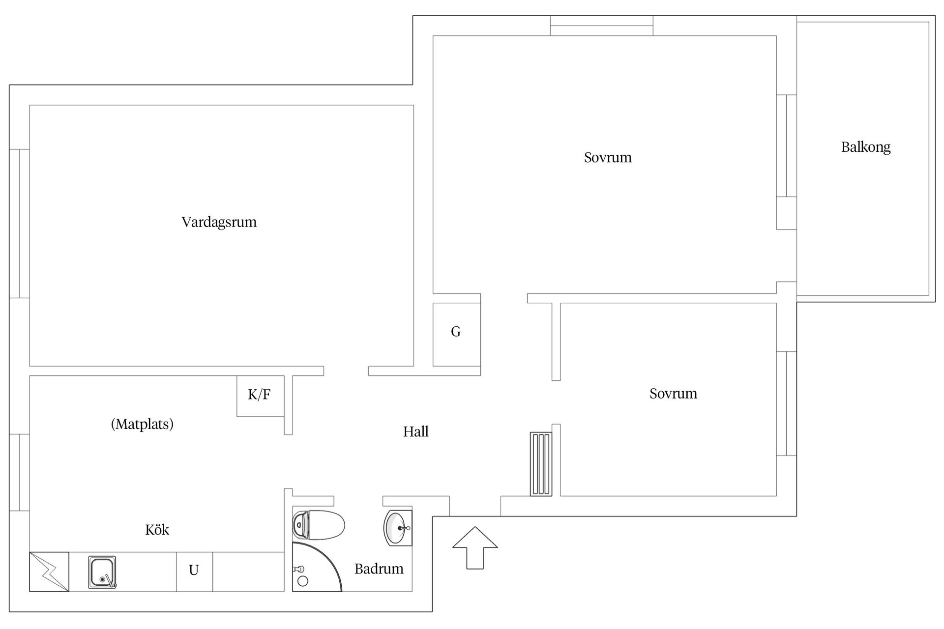 Bostadsrätt, Västerliden 5B, Huskvarna - Söder, Jönköping