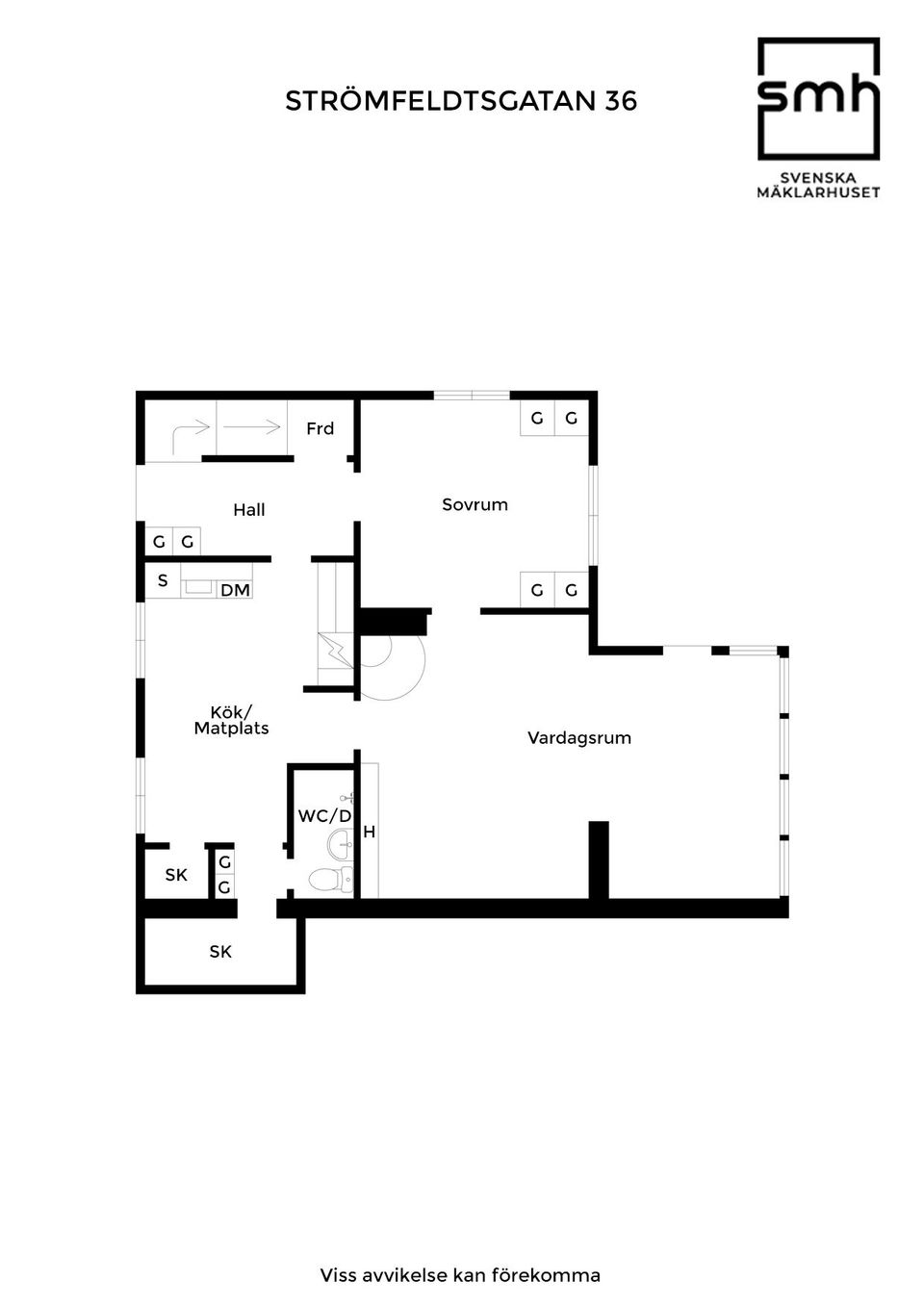 Villa, Strömfeldtsgatan 36, Bjuv