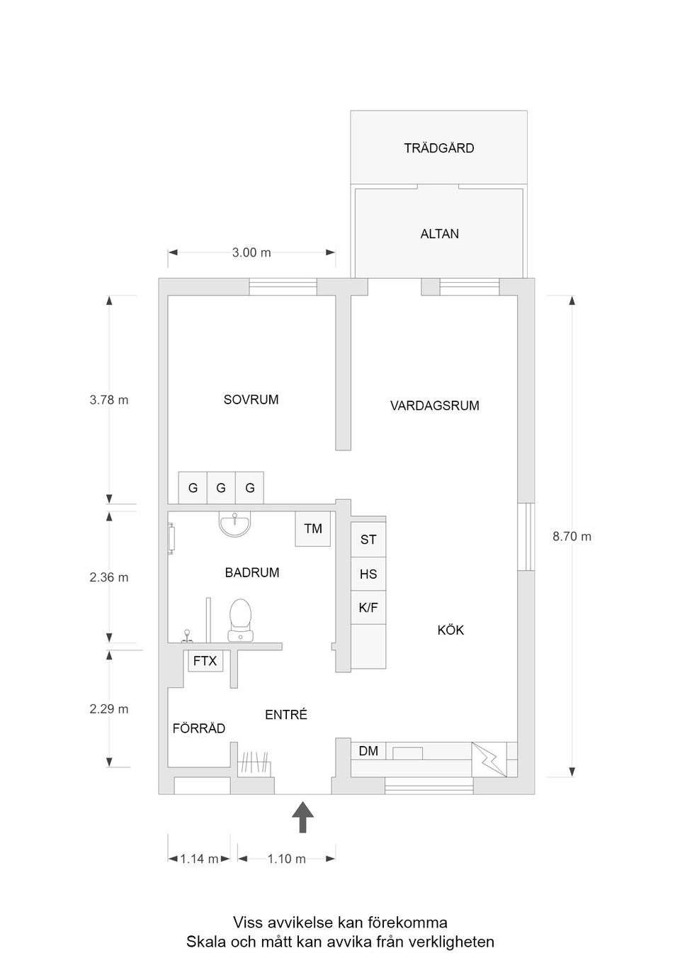 Bostadsrätt, Hårdvallsliden 1D, Markplan, Berg, Linköping