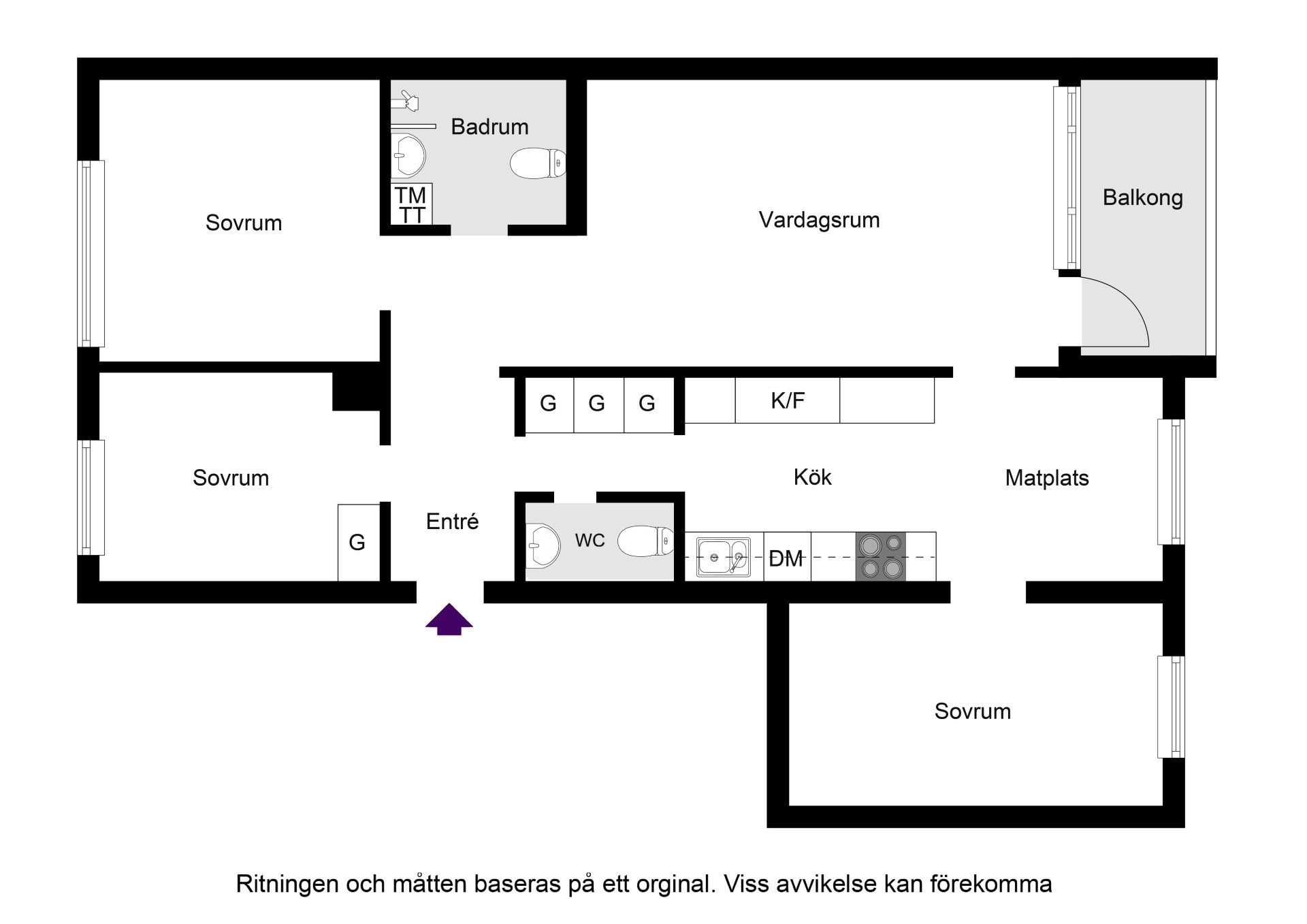 Bostadsrätt, Marknadsvägen 141, Täby Centrum, Täby