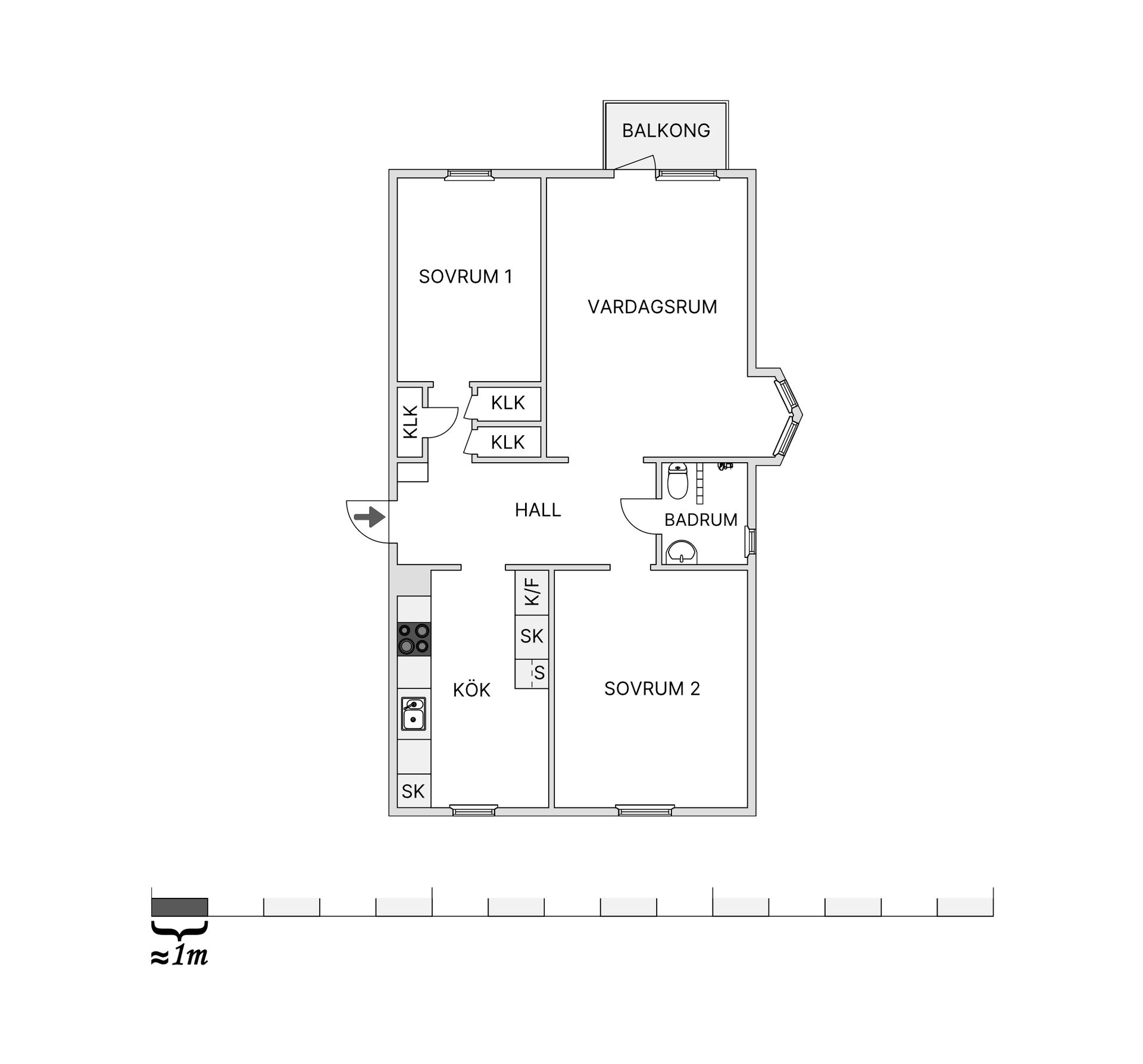 Bostadsrätt, Skördevägen 2, Centralt Öster, Halmstad