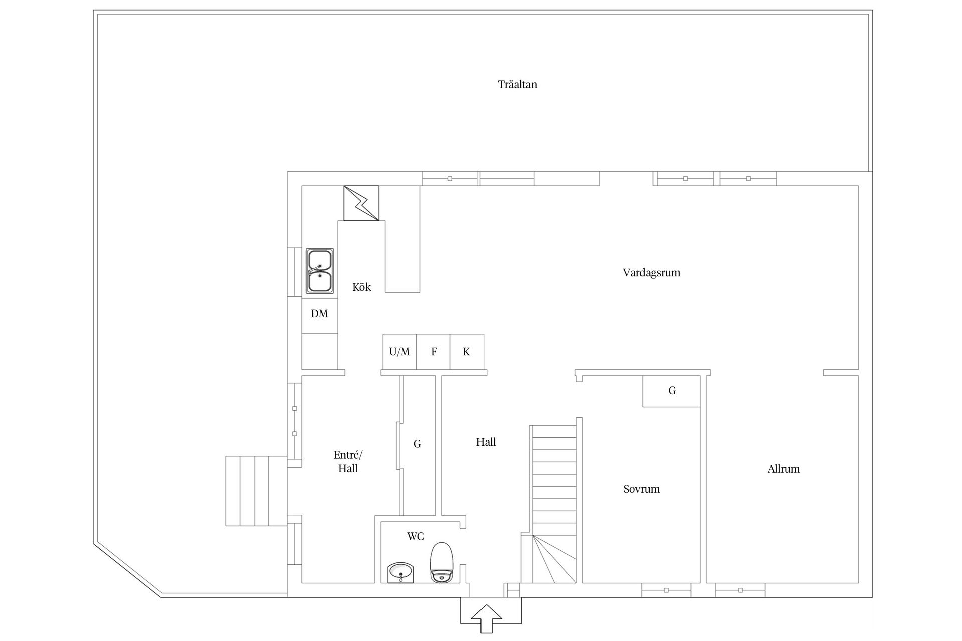 Villa, Ekgatan 1B, Brämhult, Borås