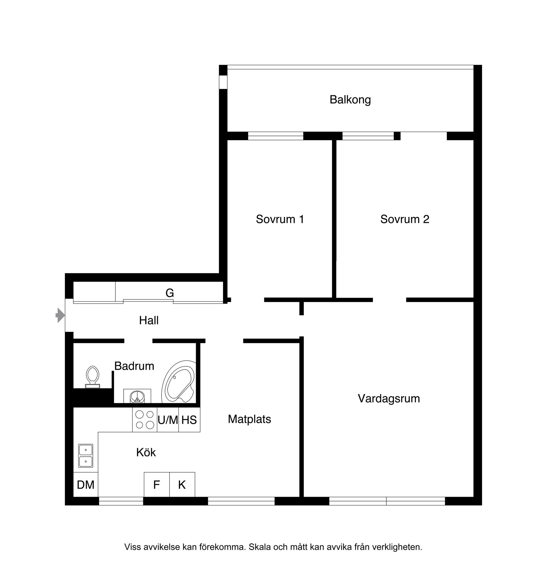 Bostadsrätt, Sufflörgatan 5, Lindeborg, Malmö