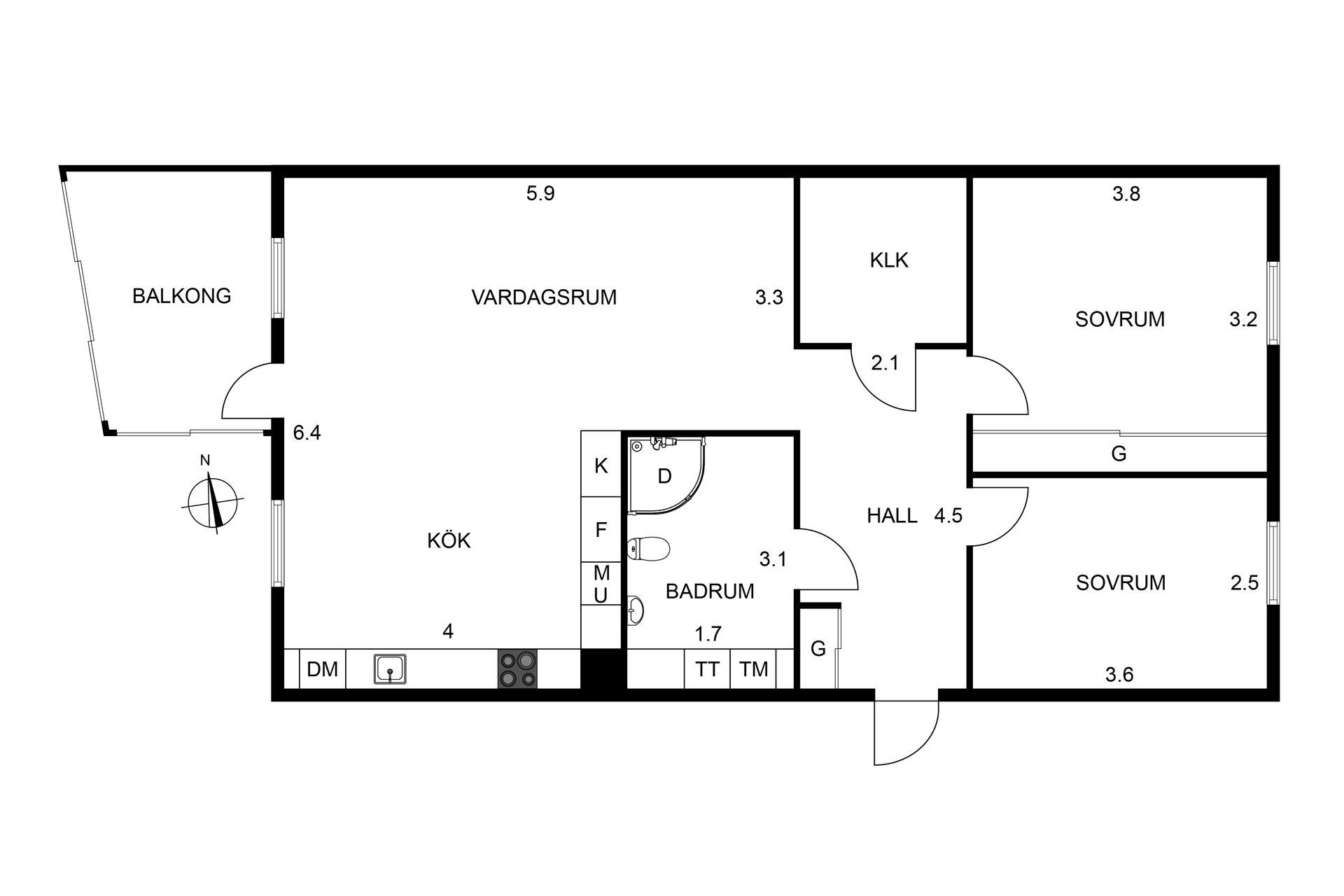 Bostadsrätt, Sjöbodsvägen 5B, Korseberg, Vänersborg