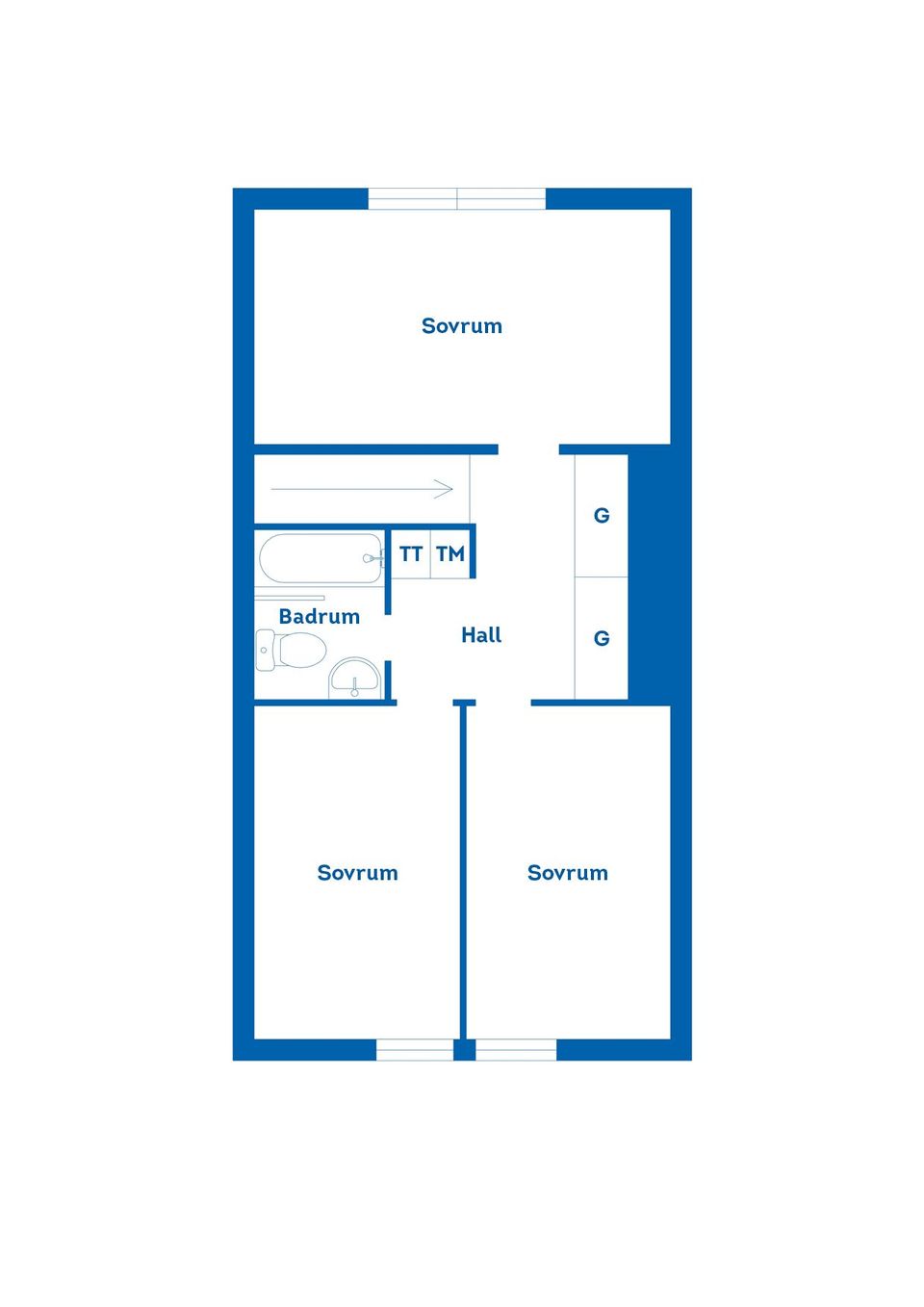 Villa, Hambovägen 6, Centralt, Gnesta