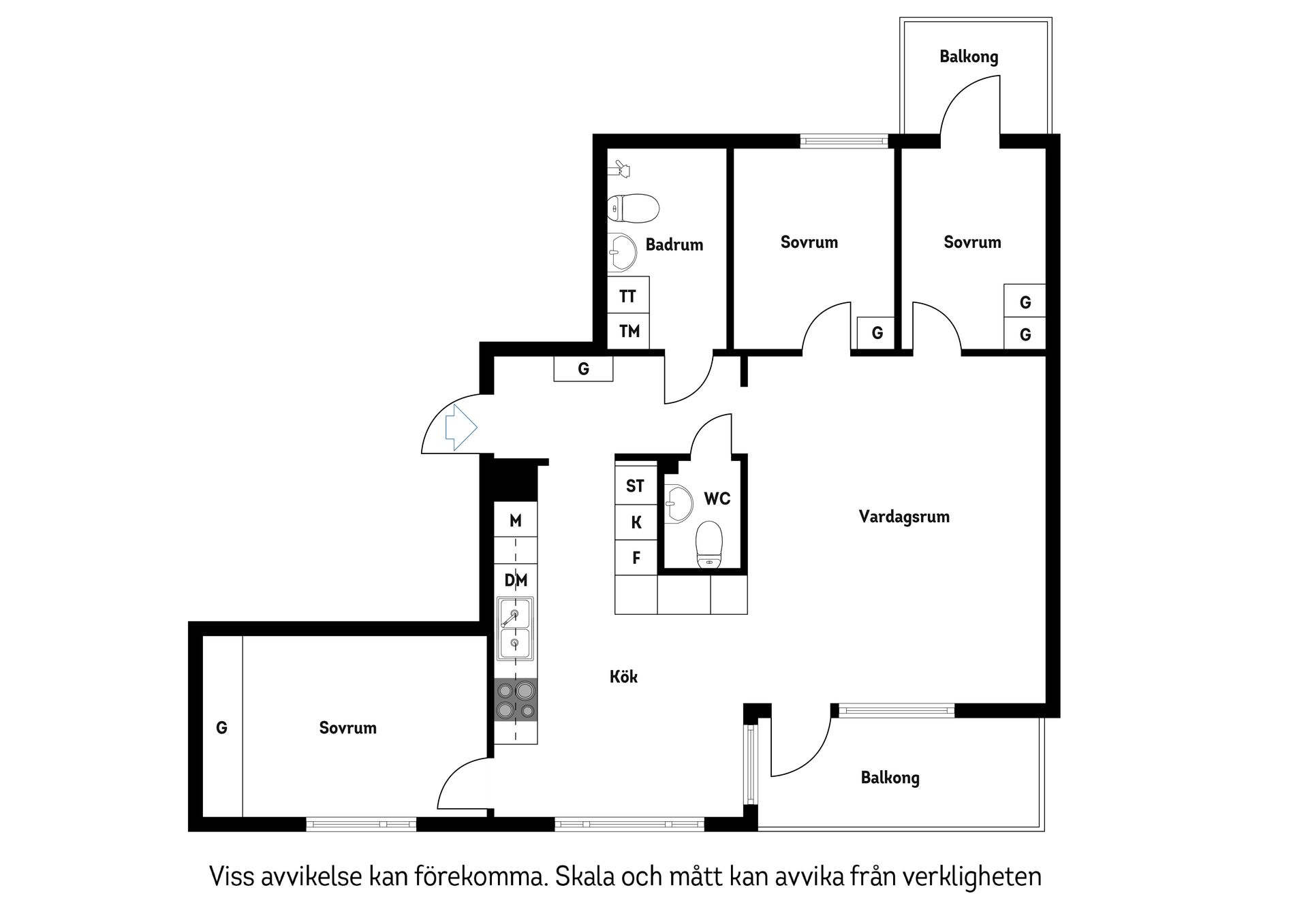 Bostadsrätt, Karlslundsvägen 1, Barkarbystaden, Järfälla