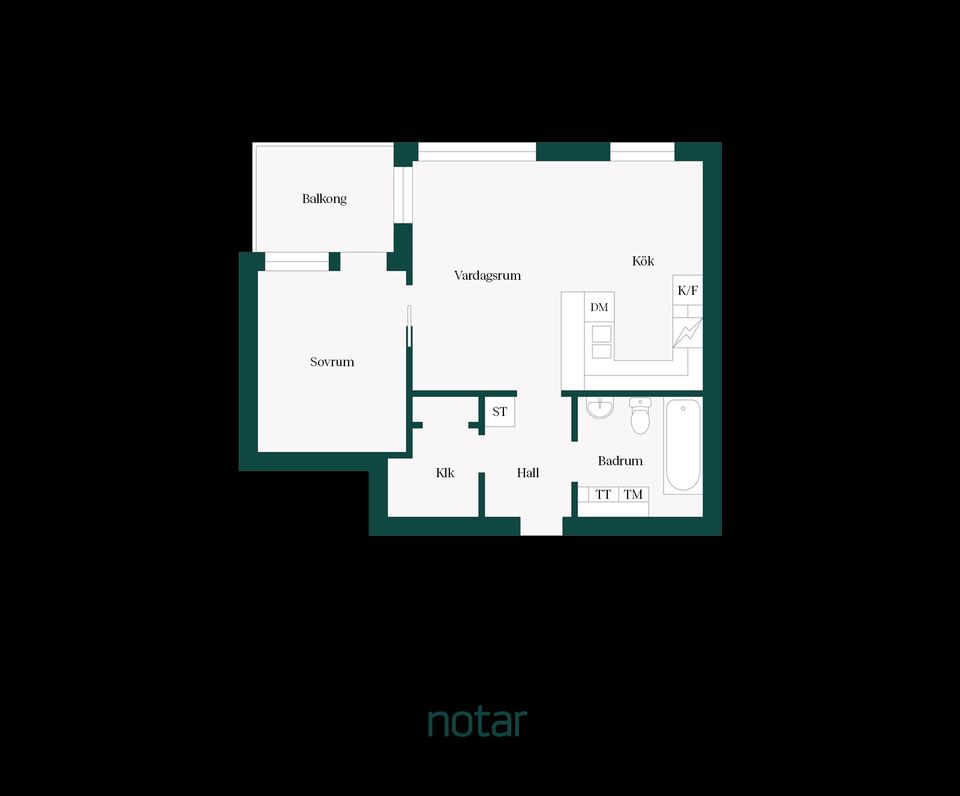 Bostadsrätt, Bataljonsgatan 27, Södra Ekkällan, Linköping